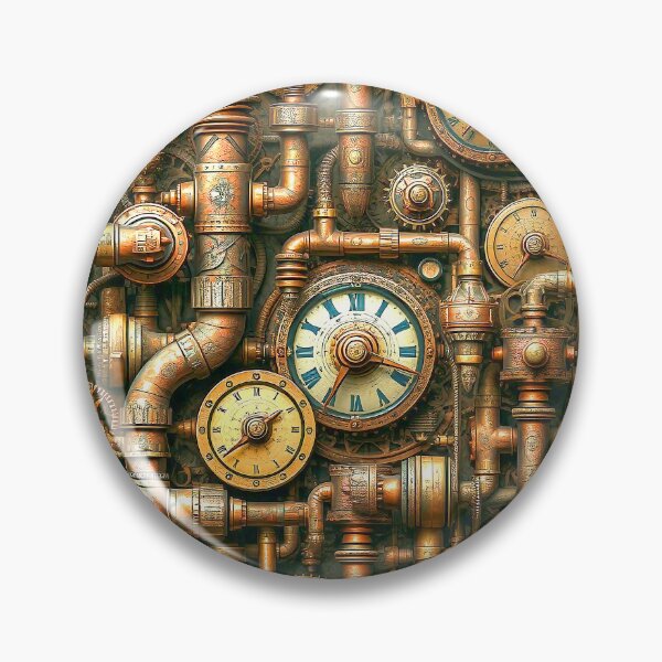 Item preview, Retro Futuristic Steampunk Design designed and sold by Retro Art Factory.