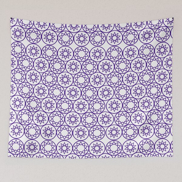 Item preview, Intricate Islamic Geometric Star Pattern Arabesque Art (V.4 w) designed and sold by D-Islamic.