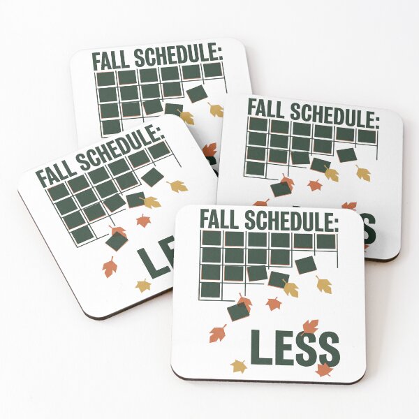 Item preview, Fall Schedule Less designed and sold by SignumShop.