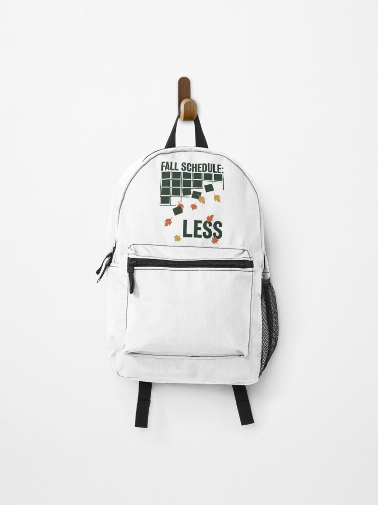 Thumbnail 1 of 3, Backpack, Fall Schedule Less designed and sold by GemiGarp.