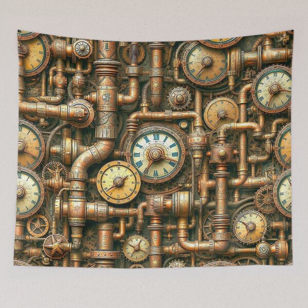 Item preview, Retro Futuristic Steampunk Design designed and sold by Retro Art Factory.