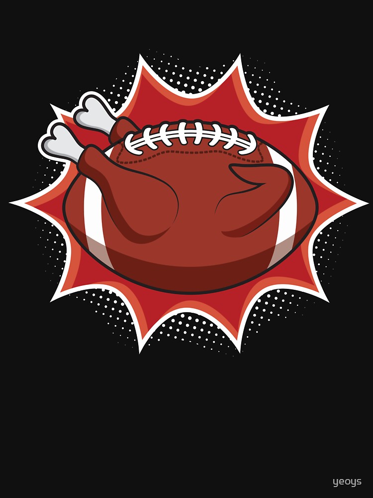 Turkey Football - Funny Thanksgiving Gift von yeoys