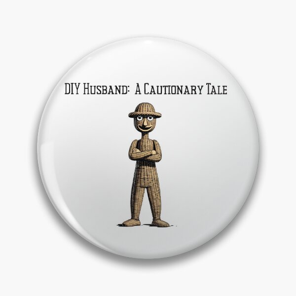 Item preview, DIY Husband: A Cautionary Tale – Handwoven Man Graphic Design designed and sold by SIGNAL & BLOOM.