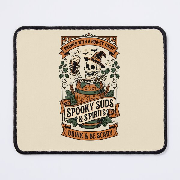 Item preview, Brewed with a boo-zy twist - Drink & be scary - Halloween for brewmaster designed and sold by ParadoxParadox.