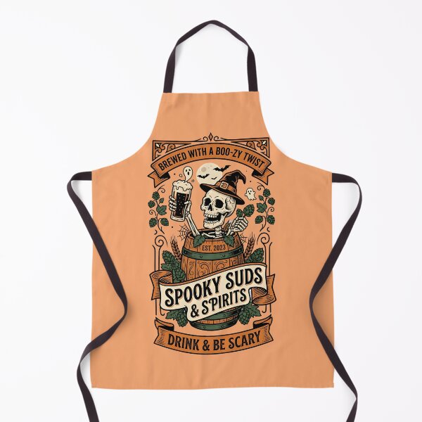 Item preview, Brewed with a boo-zy twist - Drink & be scary - Halloween for brewmaster designed and sold by ParadoxParadox.