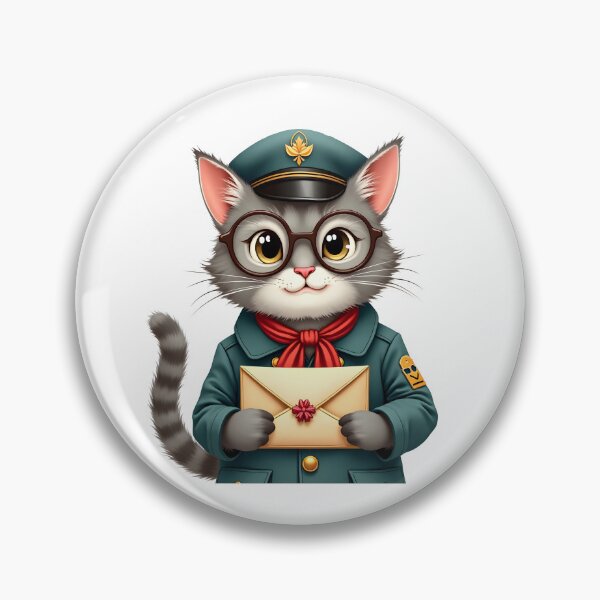 Item preview, Kitty Christmas Post Office – The Christmas Mail Cat designed and sold by ArtemisEutopia.