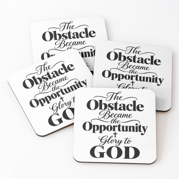Item preview, the obstacle became the opportunity glory to god designed and sold by OCD_JESSICA.