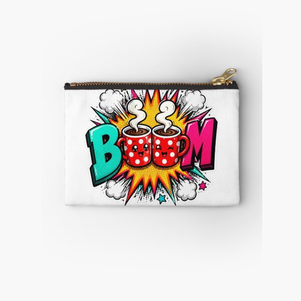 Item preview, Coffee BOOM Pop Art Sticker designed and sold by Pigmentra.