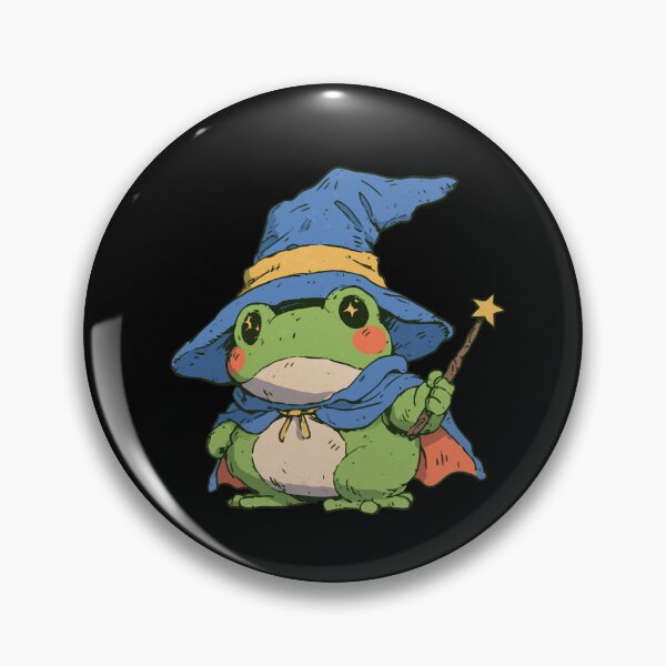 Item preview, Wizard Frog Cute Magic Toad | Wholesome Fantasy Cottagecore Art designed and sold by kuwagatamushi.