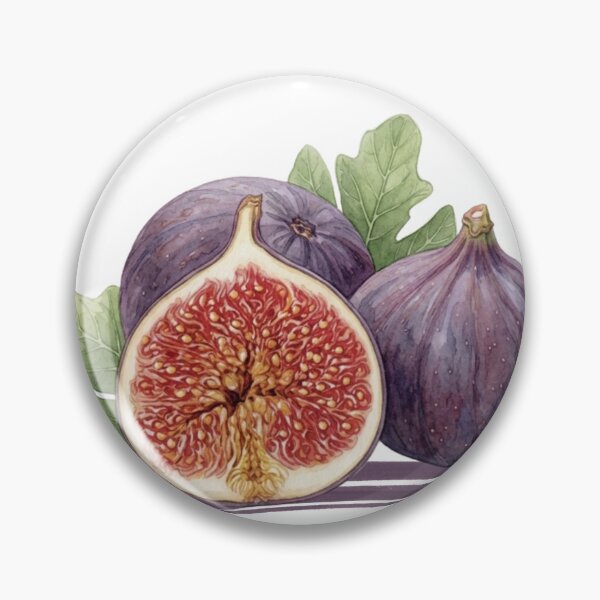 Item preview, Vintage Botanical Fig Fruit Painting designed and sold by Aelmajaoui.