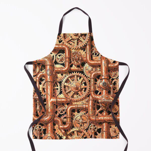 Item preview, Steampunk Copper Pattern designed and sold by Retro Art Factory.