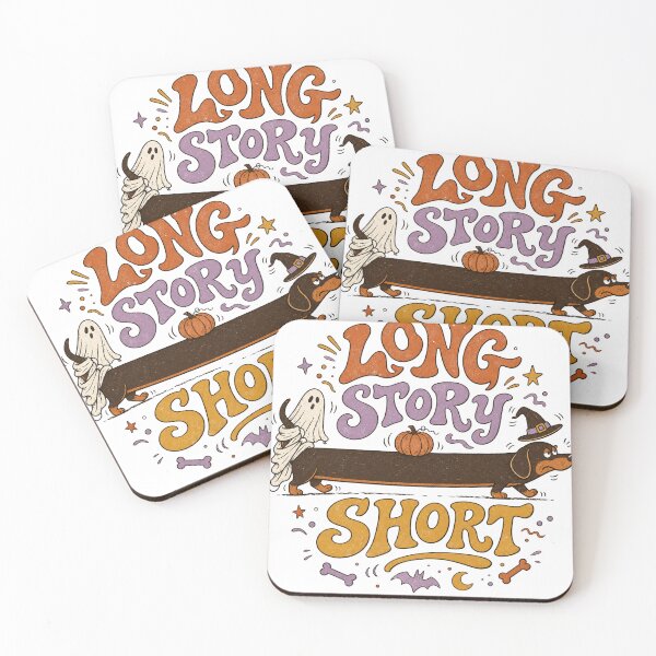 Item preview, Long Story Short Funny Dachshund Halloween designed and sold by ice-apparel.