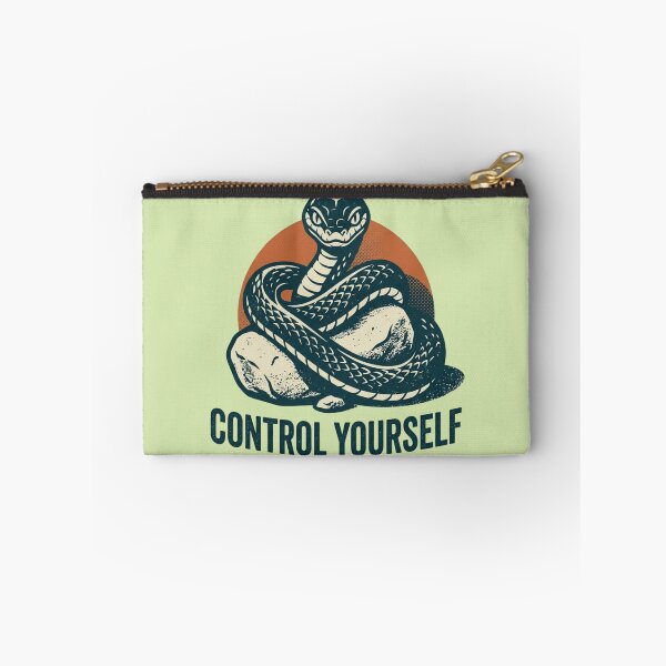 Item preview, Control Yourself – Stoic Snake Illustration designed and sold by Dogandesighn.