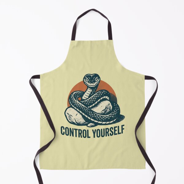 Item preview, Control Yourself – Stoic Snake Illustration designed and sold by Dogandesighn.