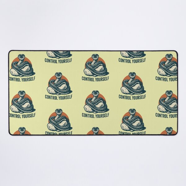 Item preview, Control Yourself – Stoic Snake Illustration designed and sold by Dogandesighn.