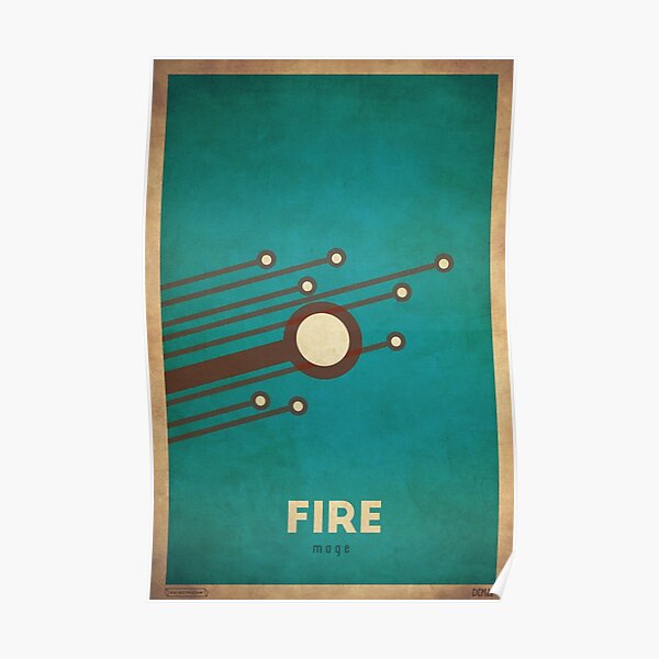 Fire Mage - WoW Minimalism Poster