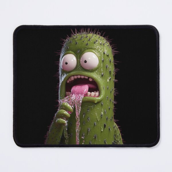 Item preview, Gross Eating Cactus Character Meme | Funny Cartoon | Drooling Design designed and sold by MakersFolly.