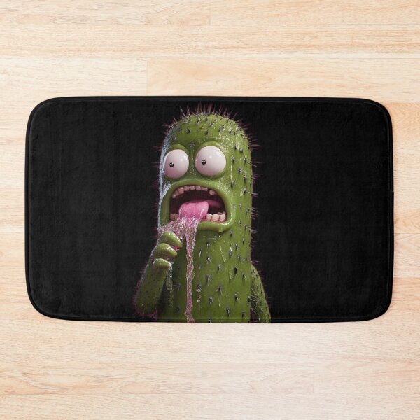 Item preview, Gross Eating Cactus Character Meme | Funny Cartoon | Drooling Design designed and sold by MakersFolly.