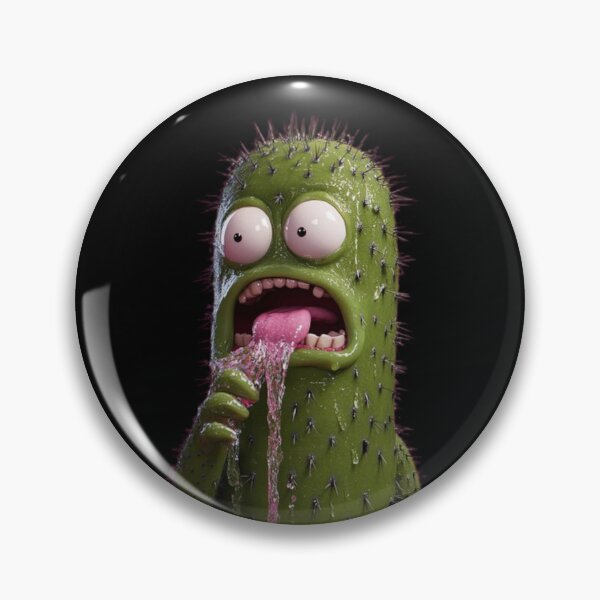 Item preview, Gross Eating Cactus Character Meme | Funny Cartoon | Drooling Design designed and sold by MakersFolly.