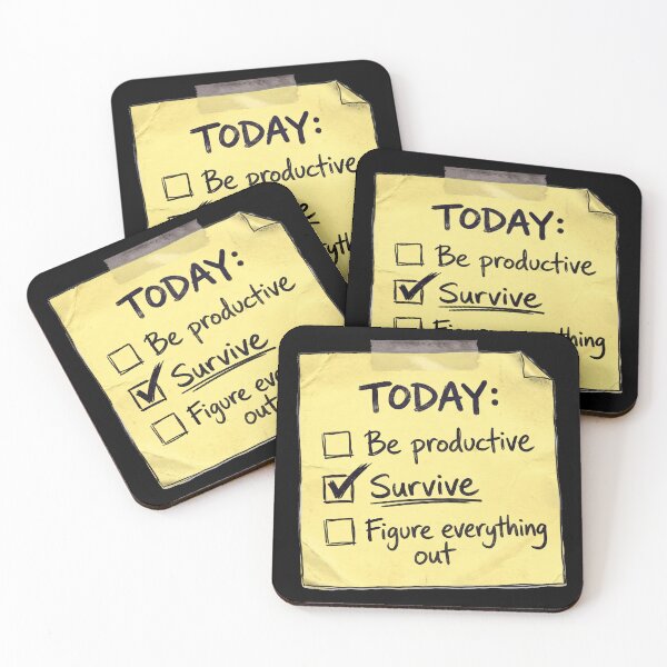 Item preview, Survive Post-it designed and sold by HoshiiCreations.