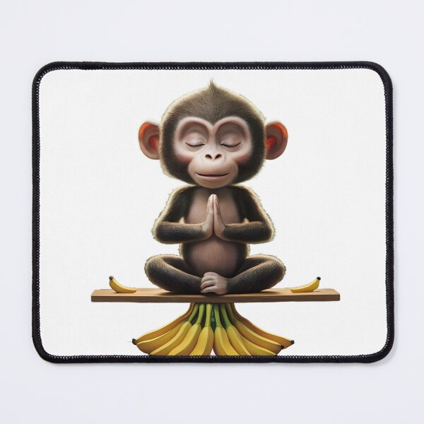 Item preview, Zen Monkey - Jungle Meditation designed and sold by ZykeArt.
