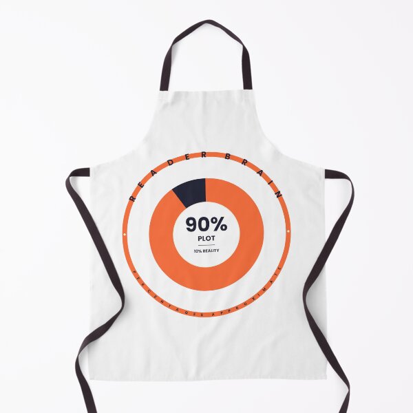 Item preview, Reader Brain 90% Plot 10% Reality Funny Book Lover T-Shirt designed and sold by Mega-Shopping.