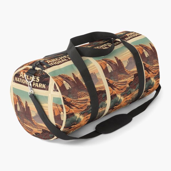Item preview, Arches National Park Vintage Travel Art designed and sold by Teelogic.