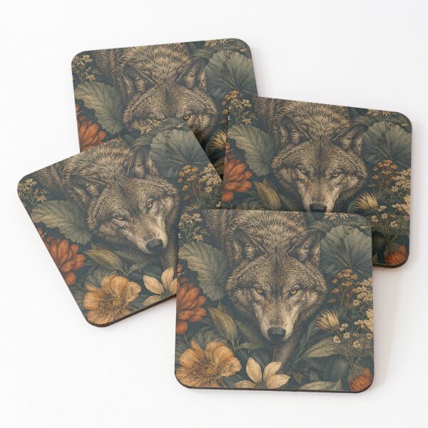 Item preview, Wolf in Wildflower Forest designed and sold by RkskArt.