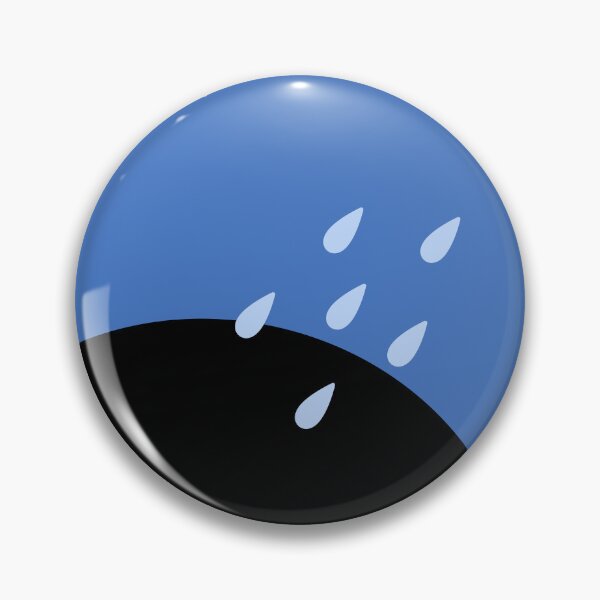 Item preview, Minimalist Rainy Day Blue Cloud and Umbrella Doodle designed and sold by ZorianArt.