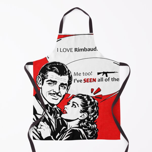 Item preview, I Love Rimbaud – Funny Literary Pun Retro Comic Design designed and sold by Avohai!.
