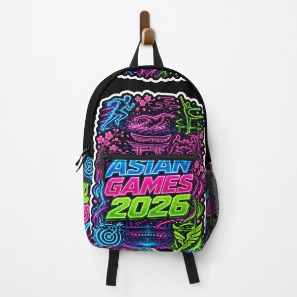 Item preview, Asian Games 2026 Neon Sports Japan Illustration designed and sold by ExploreAura Studio.