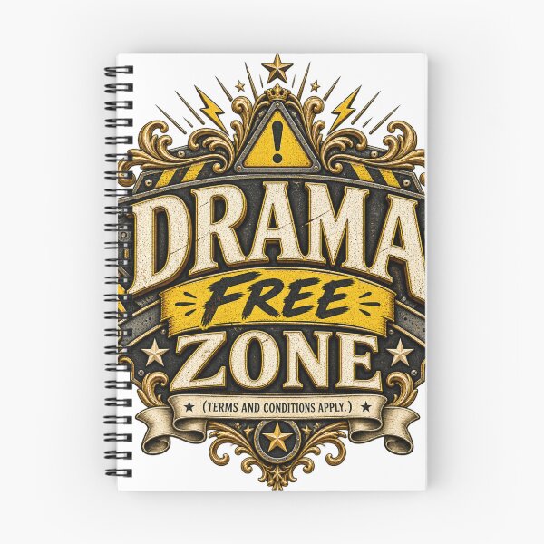 Item preview, Drama Free Zone Sarcastic Design designed and sold by InkroarCo.