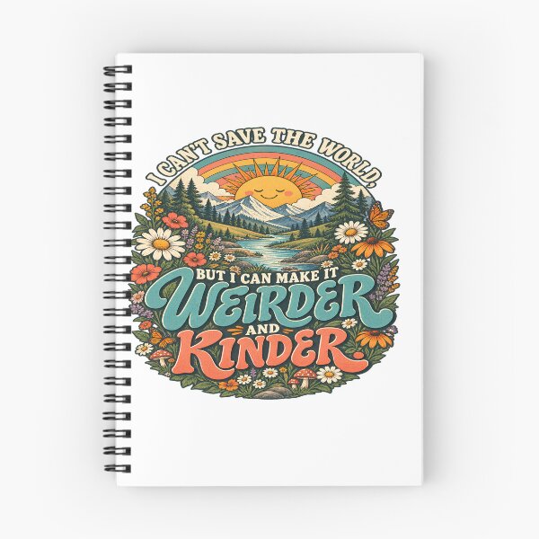 Item preview, I Can't Save the World but I can Make it weirder and Kinder Kindness Saying Quote Classic T-Shirt designed and sold by OUICHA.