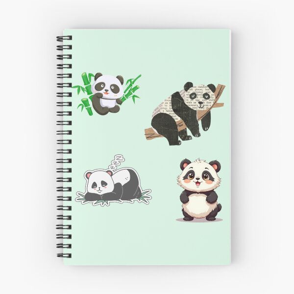 Item preview, Adorable Panda Moments – Cute Animal Sticker Set designed and sold by Yasmine Mohammed.