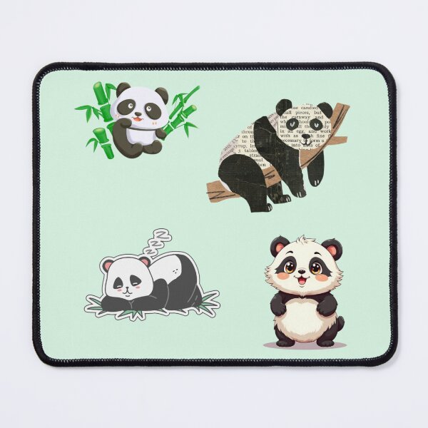 Item preview, Adorable Panda Moments – Cute Animal Sticker Set designed and sold by Yasmine Mohammed.