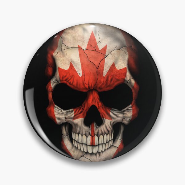 Item preview, Skull Canada Flag - Patriotic designed and sold by DGMaxShop.
