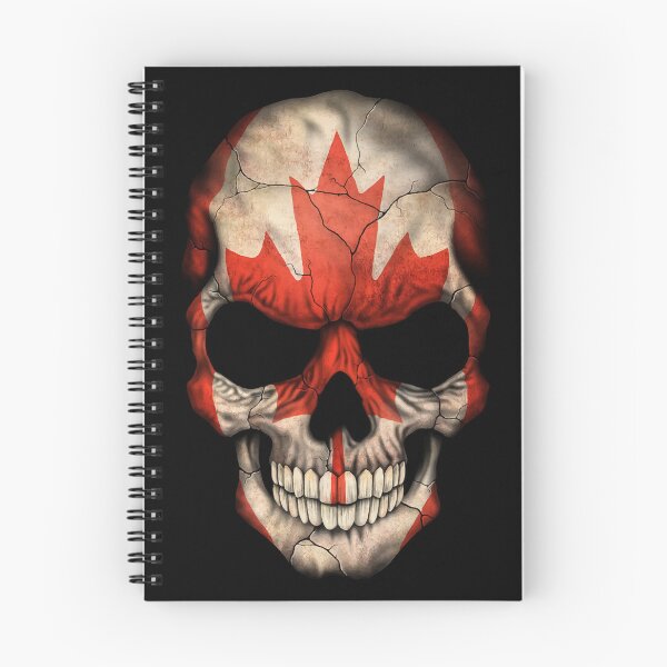Item preview, Skull Canada Flag - Patriotic designed and sold by DGMaxShop.