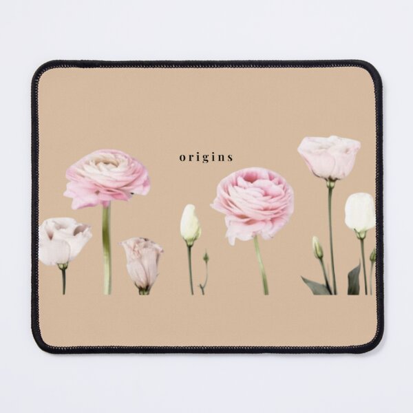 Item preview, Pink Ranunculus & Lisianthus Border - Delicate Cottagecore Floral designed and sold by ORIGINS LINES.