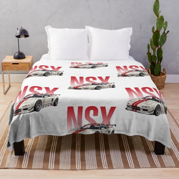 Item preview, Honda NSX NA1 White Red Racing JDM Supercar Vector Art designed and sold by Motorline44.