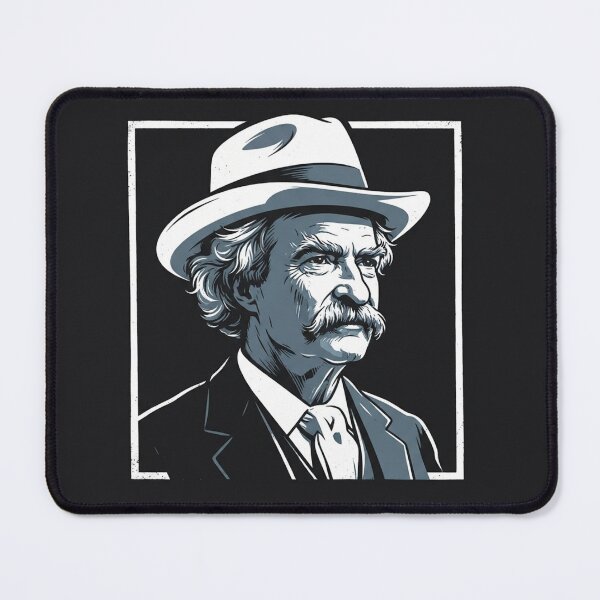 Item preview, Mark Twain Classic Portrait Illustration designed and sold by Owcomm.