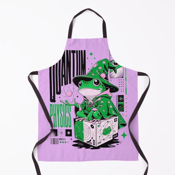Item preview, Quantum Physics Frog Wizard Graphic Poster T-Shirt | Cute Science Professor Toad STEM Teacher Gift Green Pink Anime Art designed and sold by illeN-Art-World.