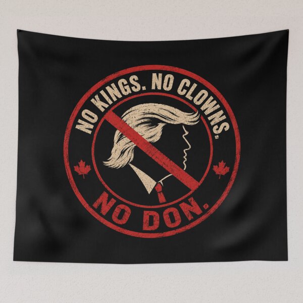 Item preview, Canadian/ US Anti-Trump Pride – No Kings No clowns designed and sold by TEEJAMBOREE.