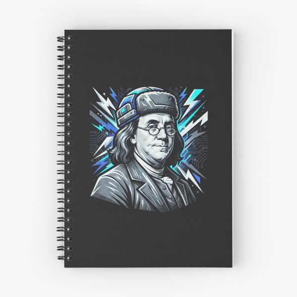 Item preview, Benjamin Franklin Lightning Energy Portrait designed and sold by Owcomm.