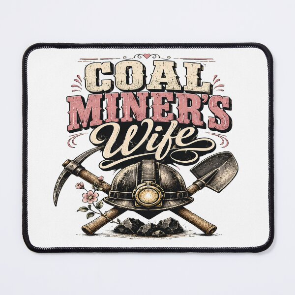 Item preview, Cool Coal Miner Lover Shirt, Coal Miner's Wife, Coal Miner Wife Gift, Mining Family Graphic Tee Classic T-Shirt designed and sold by OUICHA.