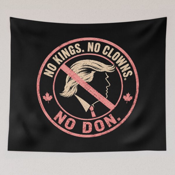 Item preview, Canadian/ US Anti-Trump Pride – No Kings No clowns designed and sold by TEEJAMBOREE.