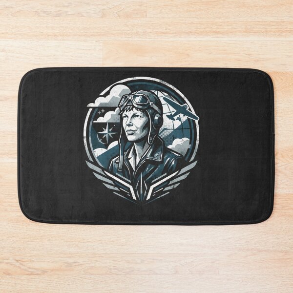 Item preview, Amelia Earhart Vintage Aviator Portrait Badge designed and sold by Owcomm.