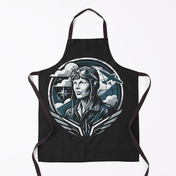 Item preview, Amelia Earhart Vintage Aviator Portrait Badge designed and sold by Owcomm.