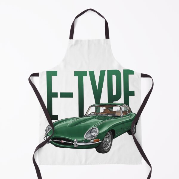 Item preview, Jaguar E-Type British Racing Green Classic Sports Car Vector Art designed and sold by Motorline44.