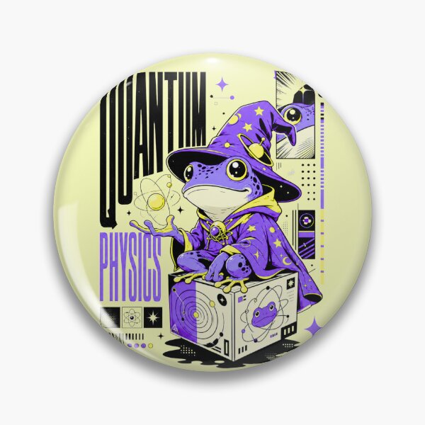 Item preview, Quantum Physics Frog Wizard Graphic Poster T-Shirt | Cute Science Professor Toad STEM Teacher Gift Violet Pink Anime Art designed and sold by illeN-Art-World.