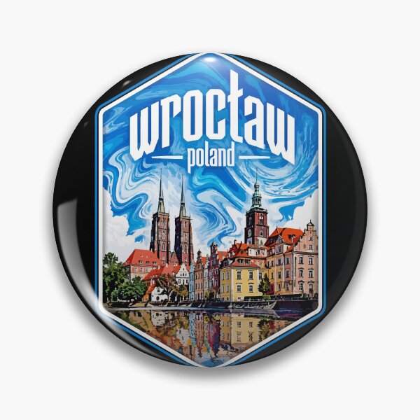 Item preview, Wroclaw City Poland Trippy Art Travel designed and sold by TomFrontierArt.